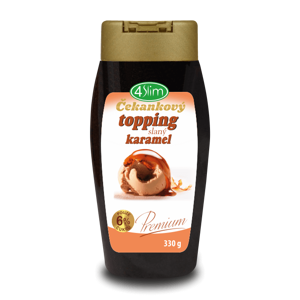 4Slim Čekankový topping slaný karamel 330 g