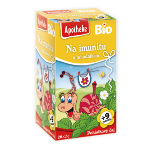 Apotheke Pohádkový čaj Imunita s jahodníkem BIO 20 sáčků