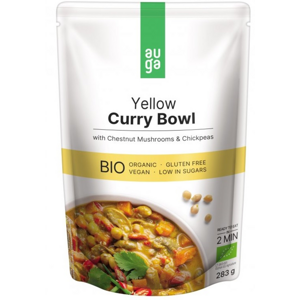 Auga Yellow curry bowl – se žlutým kari kořením, houbami a cizrnou BIO 283 g
