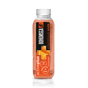 Bohemsca Active plus vitamínová voda pomeranč 390 ml
