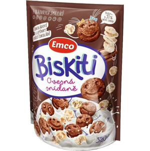 Emco Biskiti čokoládoví s lupínky 350 g
