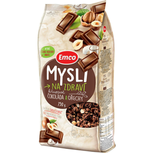 Emco Mysli  - Čokoláda a ořechy 750 g