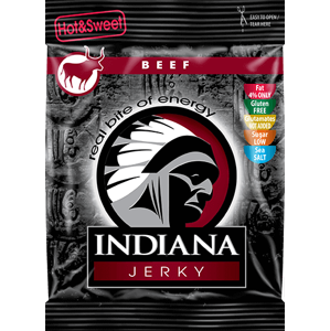 Indiana Jerky hovězí Hot & Sweet 25 g