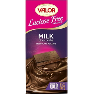 Valor Mléčná čokoláda 35 %, se sníženým obsahem laktózy 100 g
